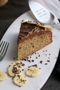 Slice of Banana Cake