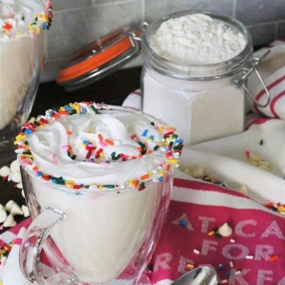 Cake Batter White Hot Cocoa