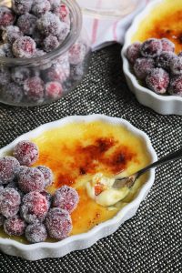 Holiday Eggnog Crème Brûlée