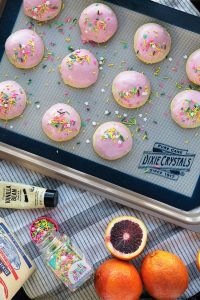 Blood Orange Ricotta Cookies #SpringSweetsWeek
