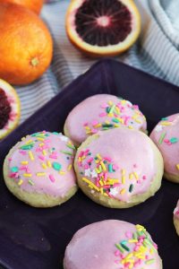 Homemade Blood Orange Ricotta Cookies
