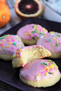 Soft Blood Orange Ricotta Cookies