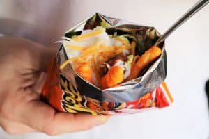 Handheld Cheetos Walking Tacos