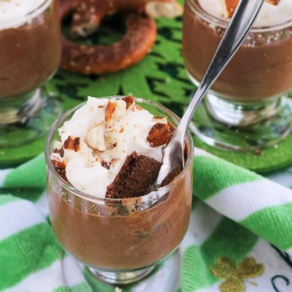 Irish Cream Dark Chocolate Mousse