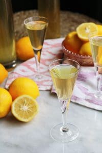 Homemade Meyer Limoncello