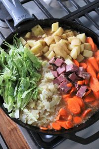 Cast Iron Skillet Corned Beef Pot Pie