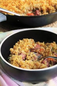 One Skillet Corned Beef Pot Pie and Potato Chip Crust