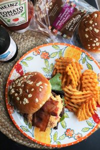 Bacon & Pimento Cheese Burgers with Cheesecake Factory Buns