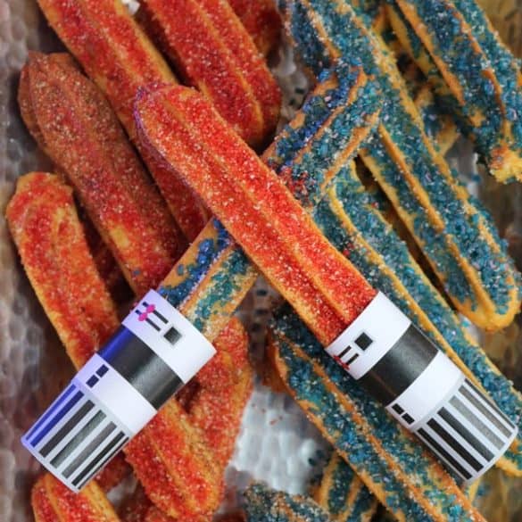 Homemade Baked Lightsaber Churros