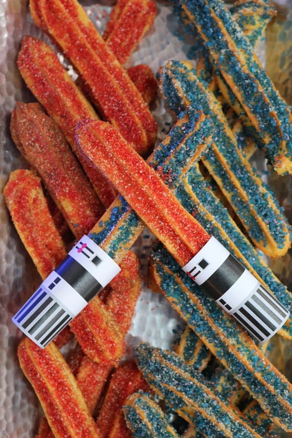 Homemade Baked Lightsaber Churros