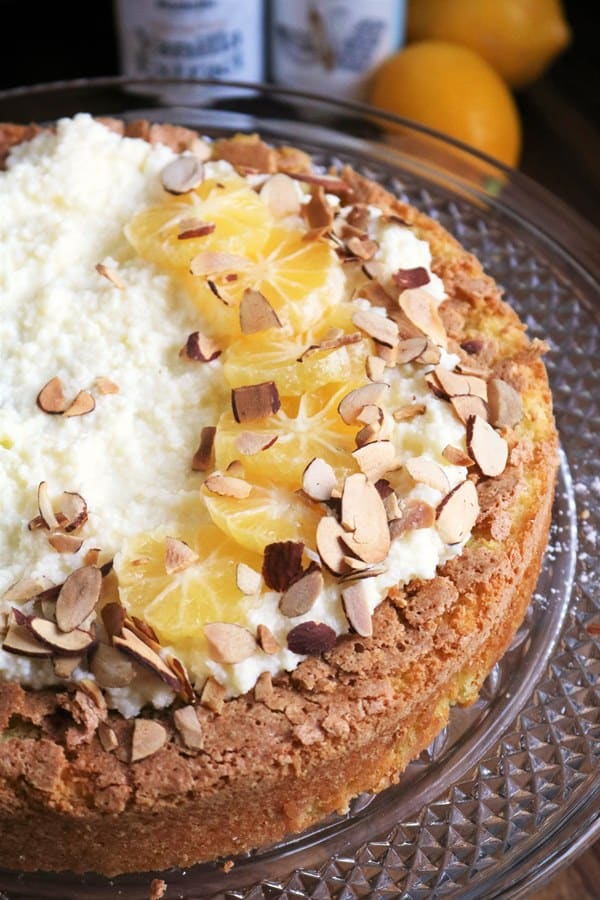 Fresh Lemon Almond Cake