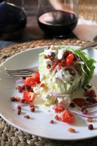 Italian Wedge Salad with Gorgonzola Dressing