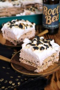 Smore's Root Beer Float Dessert Lasagna
