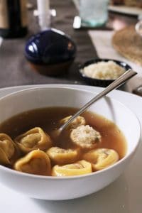 Homemade Tortellini en Brodo