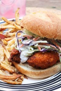 Vegan Buffalo Seitan Sandwich