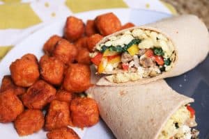 Better Breakfast Burritos and Tots.