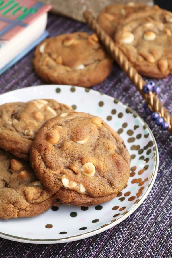 Butterscotch White Chocolate Chip Cookies.