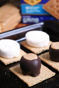 How to make s'mores in the oven.