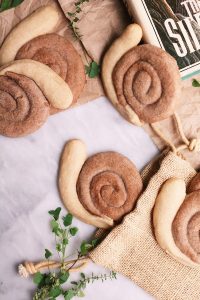 Cinnmaon Sugar Cookie Snails.