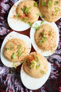 Sriracha Deviled Eggs.