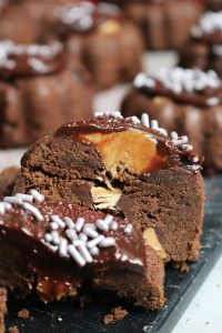 Buckeye Bundt Cookie Cross Section.