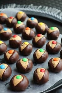 Monster Eye Peanut Butter Balls.
