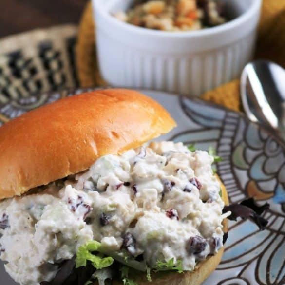 Cranberry Chicken Salad Sandwich.
