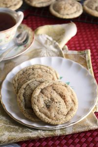 Snickerdoodles made with Earl Grey Tea.