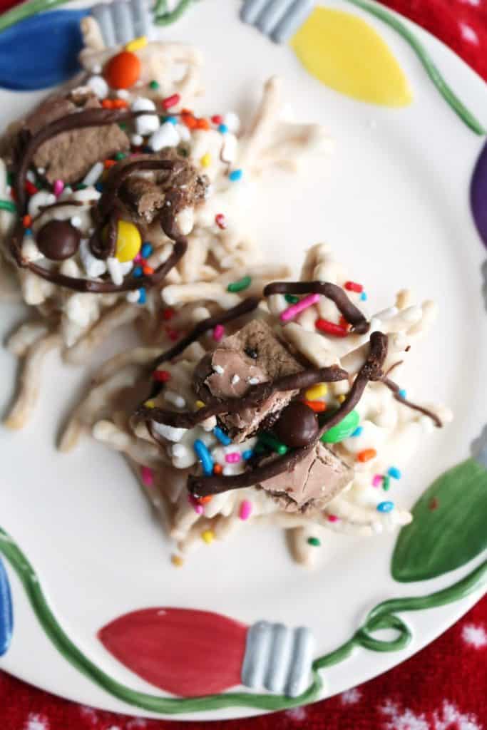 No-Bake Buddy the Elf Haystack Cookies.