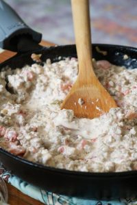 Three Ingredient Tennessee Sausage Cheese Dip.