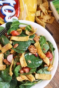 Frito Taco Salad with Catalina Dressing.