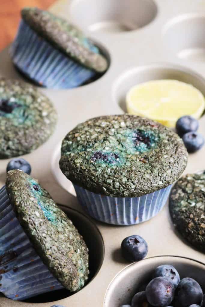 Blue Poop Challenge Muffins.