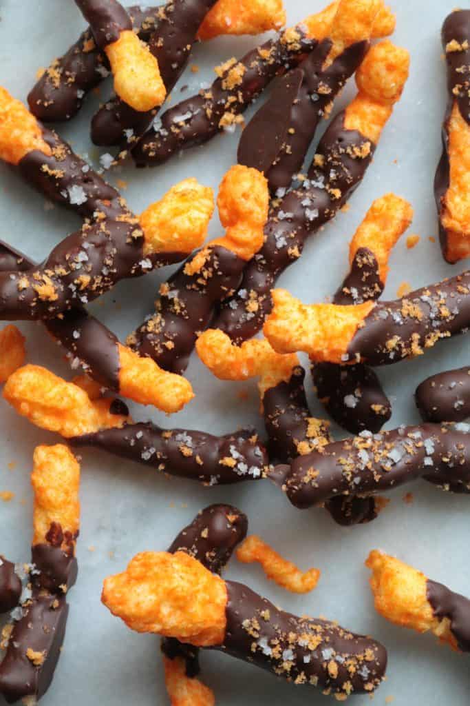 Chocolate Covered Cheetos from above.