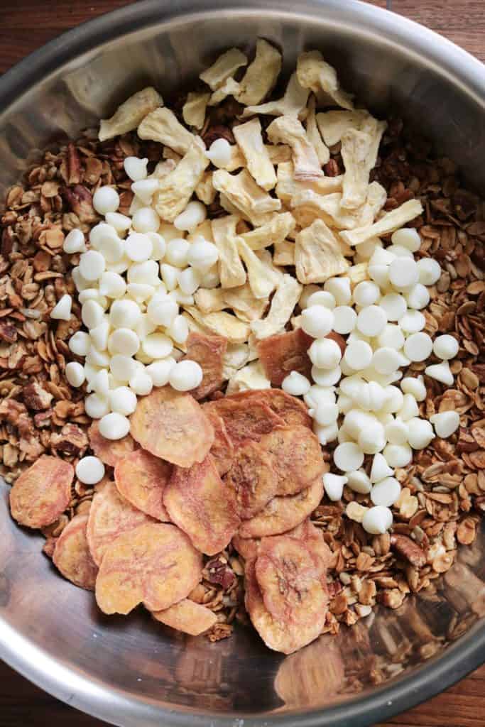 Hummingbird Granola Ingredients.