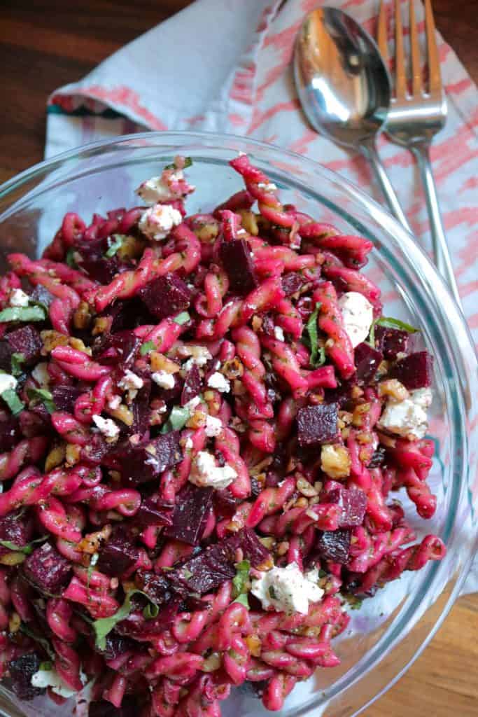 Beet Pasta Salad.