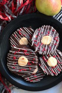 Buckeye Chocolate Peanut Butter Apple Slices.