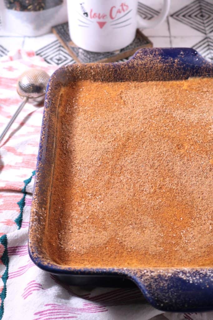 Tiramisu made with Chai Tea.