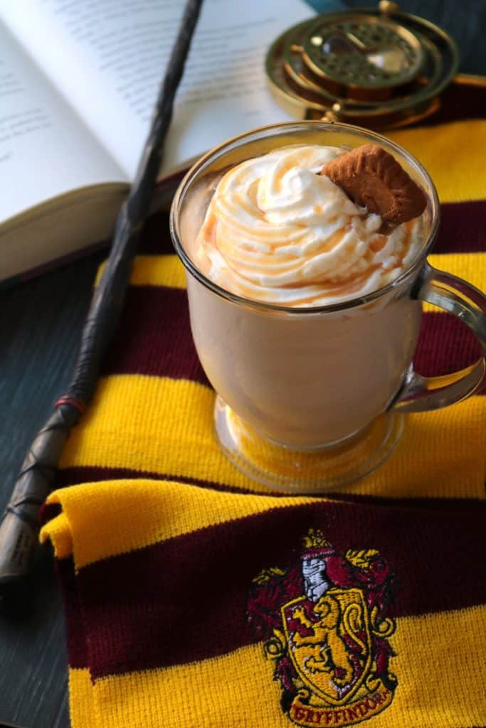 Butterbeer-inspired butterscotch mousse.