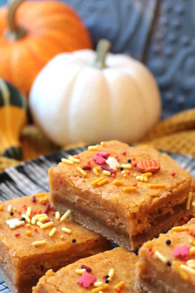Easy Pumpkin Gooey Butter Cake Recipe.
