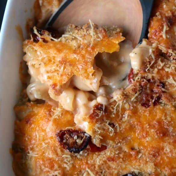 Roasted Tomato Macaroni and Cheese.