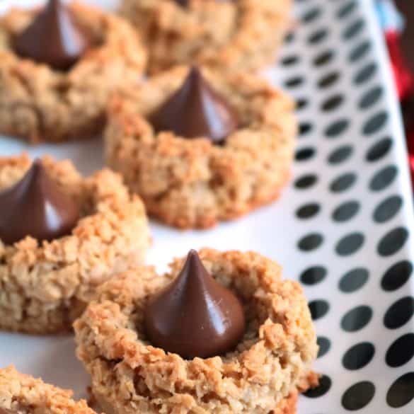 Peanut Butter Macaroon Blossoms.