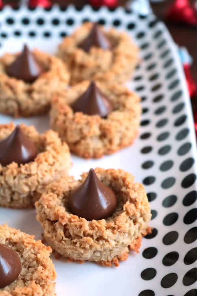 Peanut Butter Macaroon Blossoms.