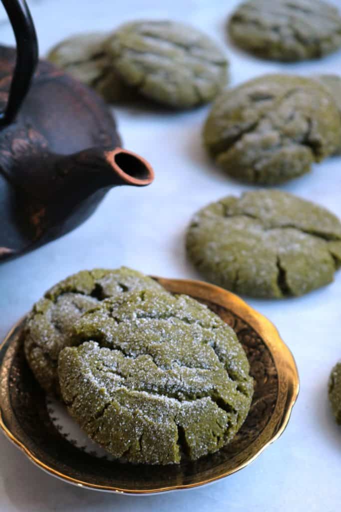Matcha Sugar Cookies.