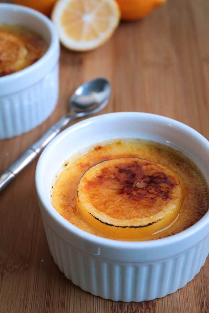 Lavender Lemon Creme Brulee.