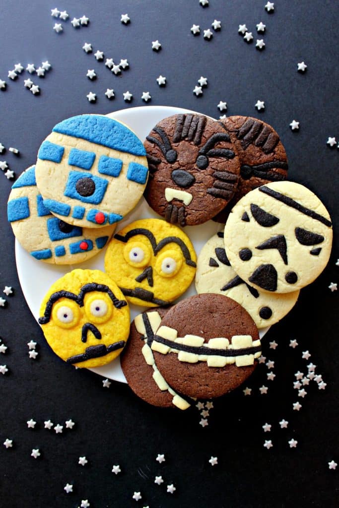 Star Wars Character Cookies.