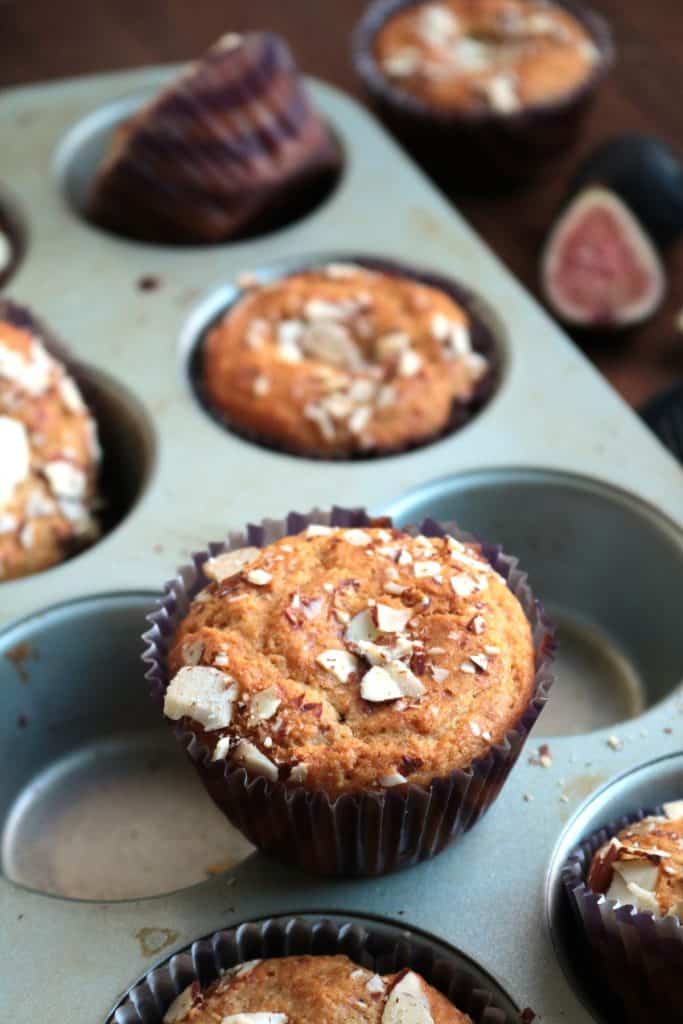 Fig Almond Muffins.