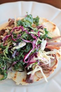 Kale Slaw on a Taco.