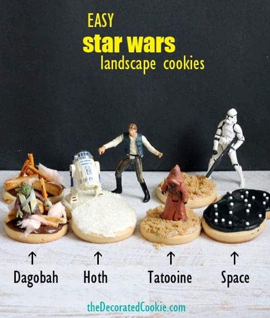 Star Wars Landscape Cookies.