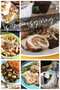 Summersgiving Menu.
