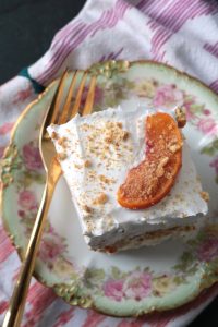 Dessert Lasagna with Peaches.